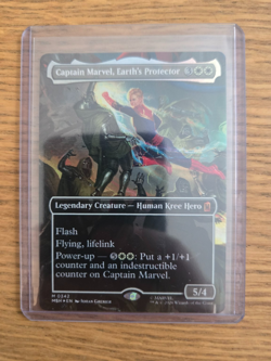 Magic: The Gathering Marvel Captain Marvel Earth's Protector Foil Mythic #0342 M - Image 1