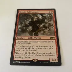 MTG Goblin Rabblemaster Magic 2015 145/269 Regular Rare - Image 1
