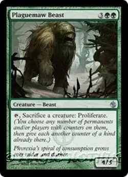 MTG - PLAGUEMAW BEAST - Mirrodin Besieged (U) - Image 1