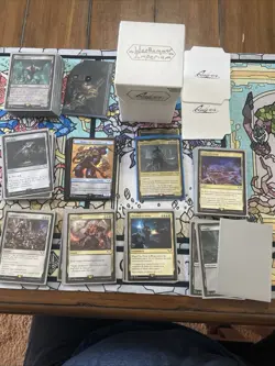 Opened And Sleeved Forces of the Imperium Commander Deck MTG Warhammer 40K - Image 1