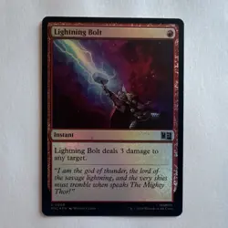 MTG Marvel Thor Lightning Bolt 0806 Uncommon FOIL Instant Red - Image 1