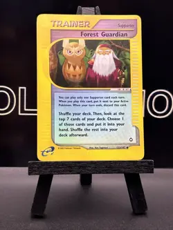 Pokemon Forest Guardian Trainer Aquapolis 123/147 WOTC Reverse Holo 2002 - Image 2