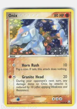 Onix 69/109 Common Team Rocket Returns Pokemon Reverse Holo NM - Image 1