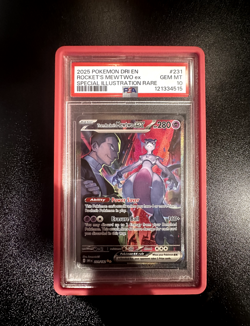 PSA 10 Team Rockets Mewtwo ex 231/182 SIR Destined Rivals Pokemon - Image 1