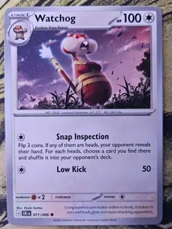 Watchog 071/086 Common Chaos Rising Pokemon Near Mint - Image 1