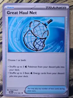 Great Haul Net 078/086 Uncommon Chaos Rising Pokemon Near Mint - Image 1