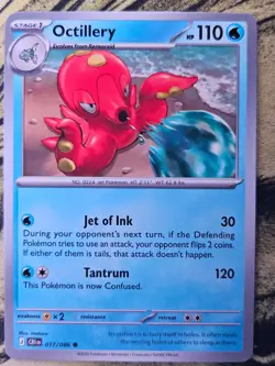 Octillery 017/086 Common Chaos Rising Pokemon Near Mint - Image 1