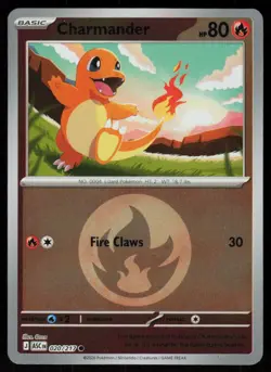 Charmander (Energy Symbol) 020/217 Ascended Heroes Pokemon Reverse Holo NM - Image 1