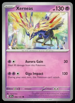 Xerneas 088/191 Uncommon Surging Sparks Pokemon Near Mint - Image 1