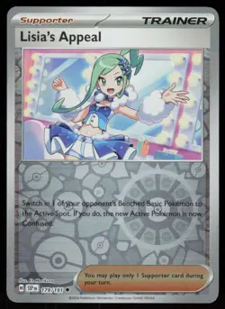 Lisia's Appeal 179/191 Uncommon Surging Sparks Pokemon Reverse Holo Near Mint - Image 1