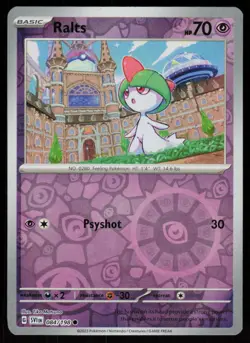 Ralts 084/198 Common Scarlet & Violet Pokemon Reverse Holo Near Mint - Image 1