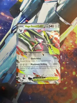 Mega Excadrill EX 065/084 ME05 Pitch Black Double Rare Pokemon NM - Image 1