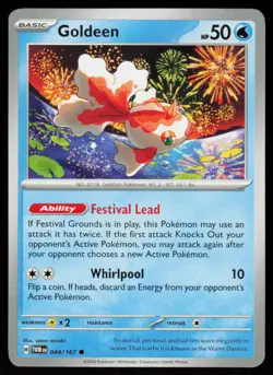 Goldeen 044/167 Common Twilight Masquerade Pokemon Near Mint - Image 1