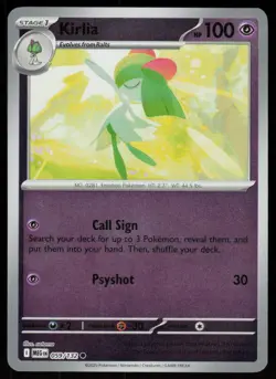 Kirlia 059/132 Common Mega Evolution Pokemon Near Mint - Image 1