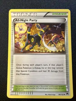 All-Night Party [LP] 96/122 XY - BREAKpoint - Pokemon TCG - Image 1
