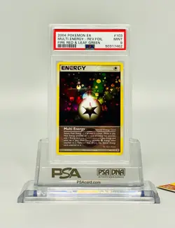 Pokemon PSA 9 Multi Energy Reverse Foil Fire Red Leaf Green #103 English - Image 1
