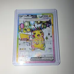 Pokemon Pikachu TCG EX Ultra Rare Surging Sparks 219/191 - Image 1