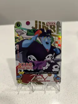 Jinbe One Piece Round One Trading Card Holo Foil - Image 1