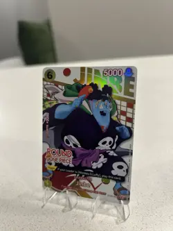 Jinbe One Piece Round One Trading Card Holo Foil - Image 2