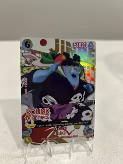 Jinbe One Piece Round One Trading Card Holo Foil - Image 3