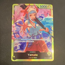 One Piece CCG Yamato Leader Foil ST09-001 English NM - Image 1