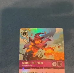 Disney Lorcana TCG Winnie the Pooh - Hunny Archmage Floodborn Enchanted Foil - Image 1