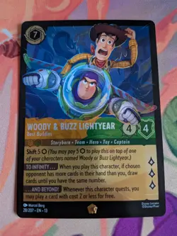 Disney Lorcana [Foil] Woody & Buzz Lightyear - Best Buddies Attack Of The Vine - Image 1