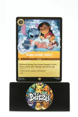 Disney Lorcana Ohana Means Family 32/204 Legendary Non-Foil Winterspell NM - Image 1