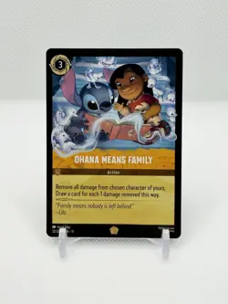 Disney Lorcana Winterspell Ohana Means Family 32/204 Legendary Non Foil - Image 1