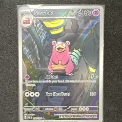 Pokemon TCG Slowbro 090/084 Illustration Rare IR Pitch Black Near Mint English - Image 3