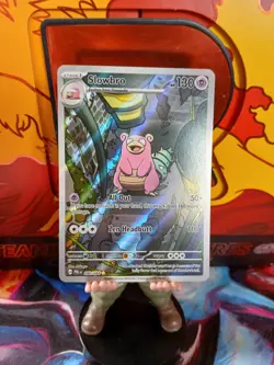 Pokemon TCG 090/084 Slowbro Illustration Rare Pitch Black | Near Mint! - Image 1
