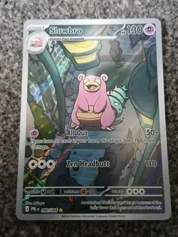 Pokemon TCG Slowbro 090/084 Illustration Rare IR Pitch Black Near Mint B - Image 1