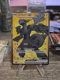 Zekrom ex 158/086 - Ultra Rare Full Art Holo - Black Bolt/White Flare - English - Image 1