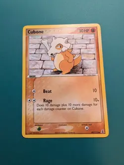 Pokemon Card 2005 EX Delta Species Common Cubone 60/113 NM - Image 1