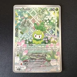 Pokemon TCG Petilil Illustration Rare Blackbolt Card 091/086 NM - Image 1