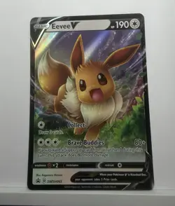 Eevee V SWSH065 SWSH: Sword & Shield Promo Cards Holo - Image 1