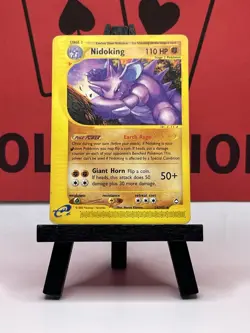 Nidoking 24/147 Rare Aquapolis Non Hoo Pokemon Card - Image 2