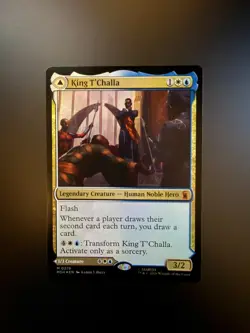 MTG Marvel Super Heroes King T'Challa 0219 Foil - Image 1