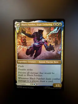 MTG Marvel Super Heroes King T'Challa 0219 Foil - Image 2