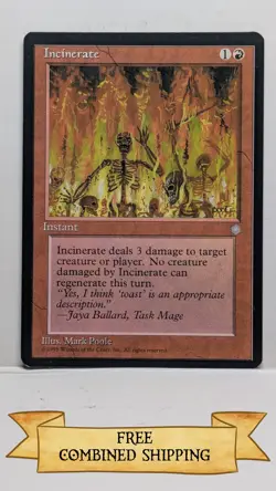 4x Incinerate Ice Age Regular - Image 2