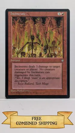 4x Incinerate Ice Age Regular - Image 3