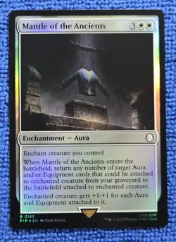 MTG 1x Mantle of the Ancients *FOIL* Universes Beyond: Fallout 0165 - Image 1