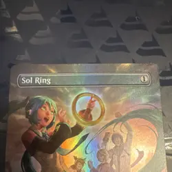 Wizards MTG Sol Ring 1604 Secret Lair Drop Rare Foil English 2024 Alt Art Miku - Image 2