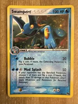 Swampert 5/17 - Holo Pop Series 1 Promo Vintage Graded Pokemon Card TCG NM/VLP - Image 1