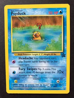 Psyduck 20 #20 Black Star Promo WOTC Wizards of the Coast Pokemon Card Near Mint - Image 1