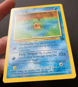 Psyduck 20 #20 Black Star Promo WOTC Wizards of the Coast Pokemon Card Near Mint - Image 4