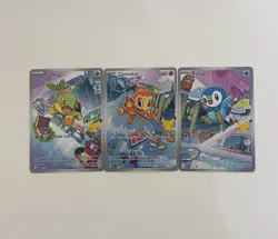 Pokemon First Partner Collection Series 1 Sinnoh Set Turtwig, Chimchar & Piplup - Image 1