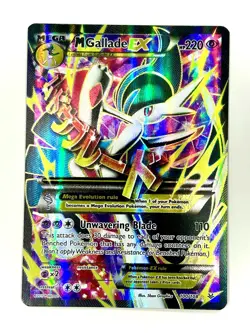 M Gallade EX 100/108 Ultra Rare Roaring Skies Pokemon Holo Moderately Played - Image 1