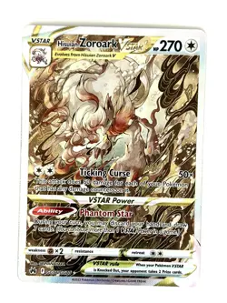 Hisuian Zoroark VSTAR GG56/GG70 Holo Crown Zenith Galarian Gallery Pokemon NM/M - Image 1