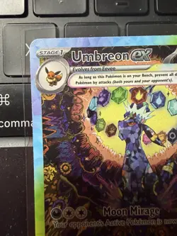 2025 POKEMON PRISMATIC EVOLUTIONS UMBREON EX 161/131! SPECIAL ILLUSTRATIONS RARE - Image 2